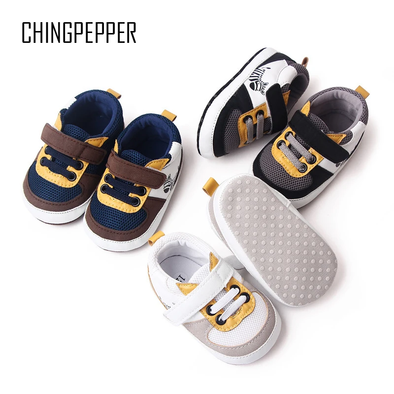 Top Trends: New Brand Infant Crib Shoes For Baby Items Boy Cartoon Zebra Sneakers Newborn Stuff Toddler Soft Sole Trainers Christening Gifts Shoppable Styles