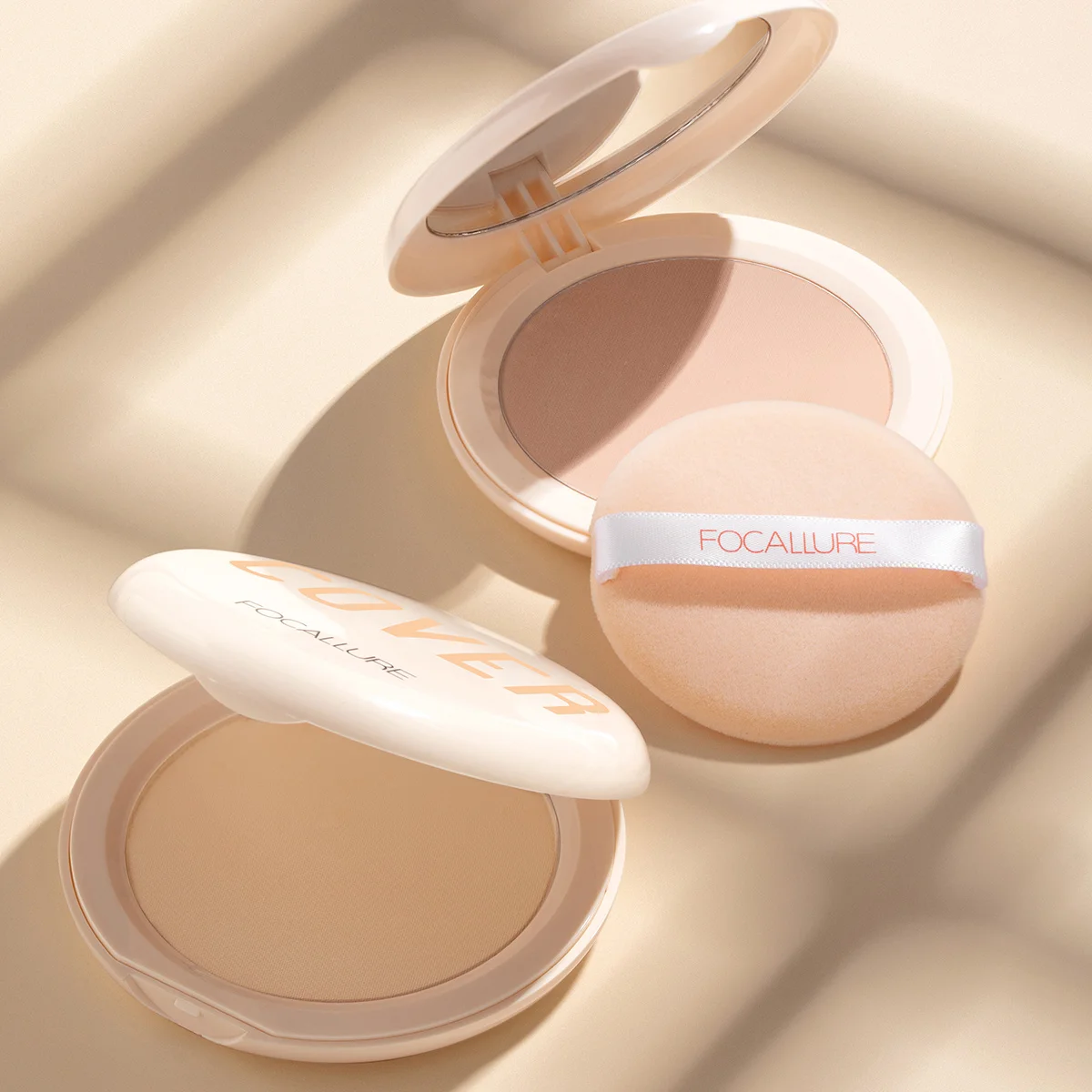 Top Trends: FOCALLURE Oil Control Matte Face Press Powder Foundation​ High Coverage Lightweight Non-cakey Natural Concealer Makeup Cosmetics Shoppable Styles