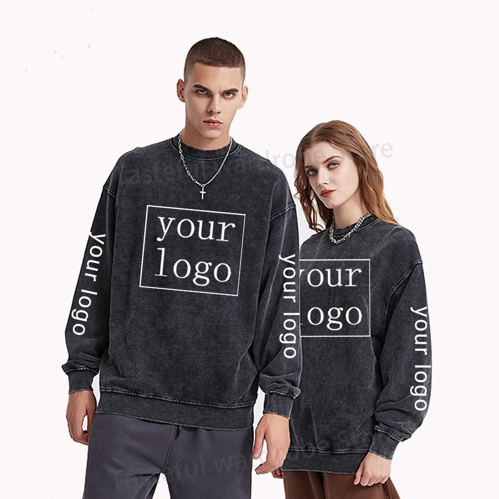 Top Trends: Your OWN Design Printing Hoodies Harajuku Retro Men Women DIY Your Like Photo Or Logo Sweatshirts Fashion Custom Unisex Pullover Shoppable Styles