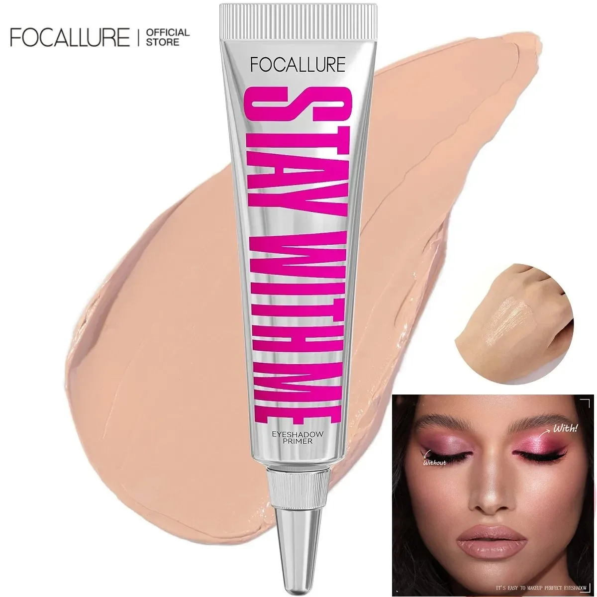 Top Trends: FOCALLURE Waterproof Eyeshadow Primer Long Lasting Eye Shadow Cream Concealer Base Skin Tone Brightening Eyes Makeup Cosmetics Shoppable Styles