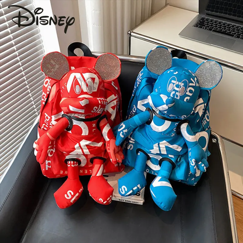 Top Trends: Disney Mickey New Cartoon Doll Backpack High Quality Fashion Large Capacity Student Backpack Versatile Casual Fashion Backpack Shoppable Styles