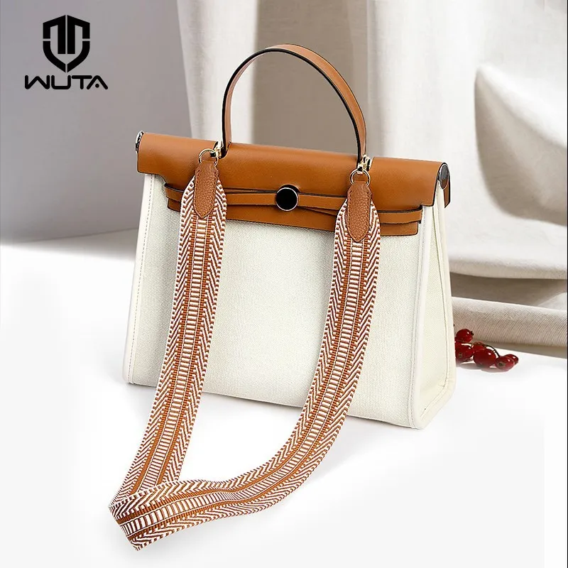 Top Trends: WUTA Bag Strap For Hermes Kelly Bags Webbing Cotton Shoulder Strap 110cm Adjustable Replacement Crossbody Belts Bag Accessories Shoppable Styles - Image 2