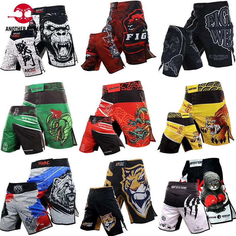 Top Trends: Tiger MMA Pants Combat Boxing Shorts For Men Fitness Gym Sports Jiu-Jitsu Kickboxing Muay Thai Shorts Crossfit BJJ Fight Wear Shoppable Styles