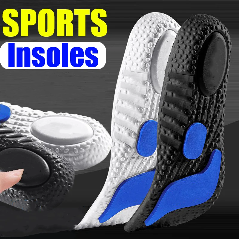 Top Trends: Sports EVA Insoles Shock Absorption Orthopedic Insoles For Shoes Sole Breathable Deodorant Memory Foam Cushion Running Shoe Pad Shoppable Styles