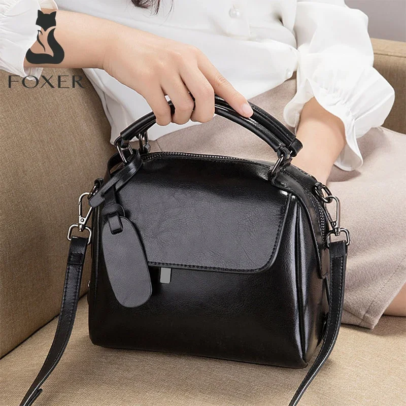 Top Trends: FOXER Women Messenger Bag Lady Fashion Crossbody Shoulder Bags PU Synthetic Leather Handbags Commute Casual Large Capacity Totes Shoppable Styles