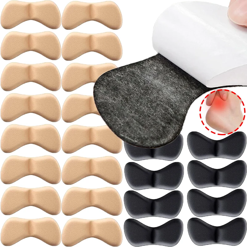 Top Trends: 1 / 10Pairs Heel Insoles Patch Women Anti-wear Shoes Pads High Heel Patch Protector Feet Care Cushions Adjust Sizing Back Stickers Shoppable Styles