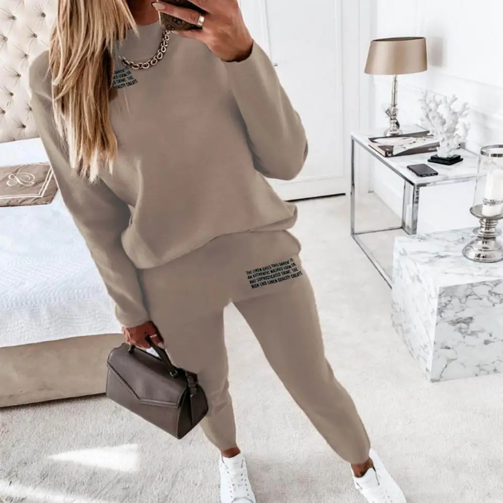 Top Trends: Women Two Piece Sets Tracksuit Turtleneck Sweatshirt Drawstring Pants Suit Female Spring Autumn Long Sleeve Pullover Sports Set Shoppable Styles