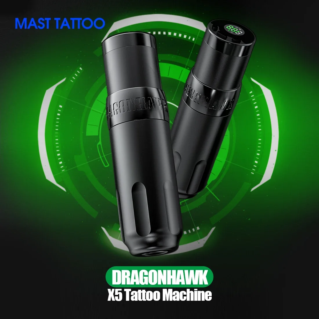 Top Trends: 4.0mm Dragonhawk X5 Wireless LED Display Rotary Brushless Motor Tattoo Machine Pen Battery Body Art Makeup Permanent Accessories Shoppable Styles