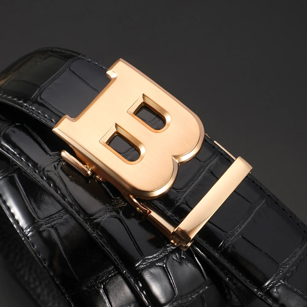 Top Trends: 2023 Famous Brand Belt Men Top Quality Genuine Luxury Leather Belts For Men, Width 3.4cm New Strap Male Metal Automatic Buckle Shoppable Styles