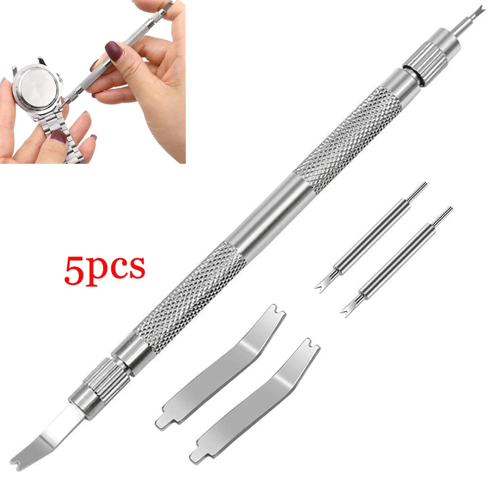 Top Trends: 5PCS Watch Repair Tool Spring Pine Needle Bar Pose Filed Barrette Repair Watch Strap Spring Set Watch Strap Removal Accessory Shoppable Styles