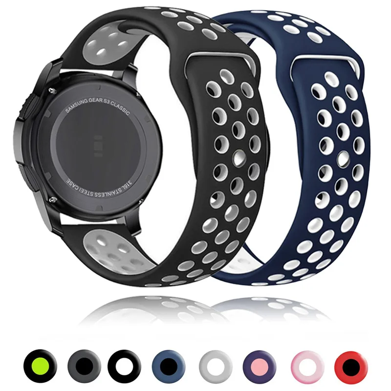 Top Trends: 20mm / 22mm Silicone Band For Samsung Galaxy Watch 5 / 4 44mm 40mm Classic 46mm 42mm Active 2 / Gear 3 Bracelet Huawei Watch GT2 Strap Shoppable Styles