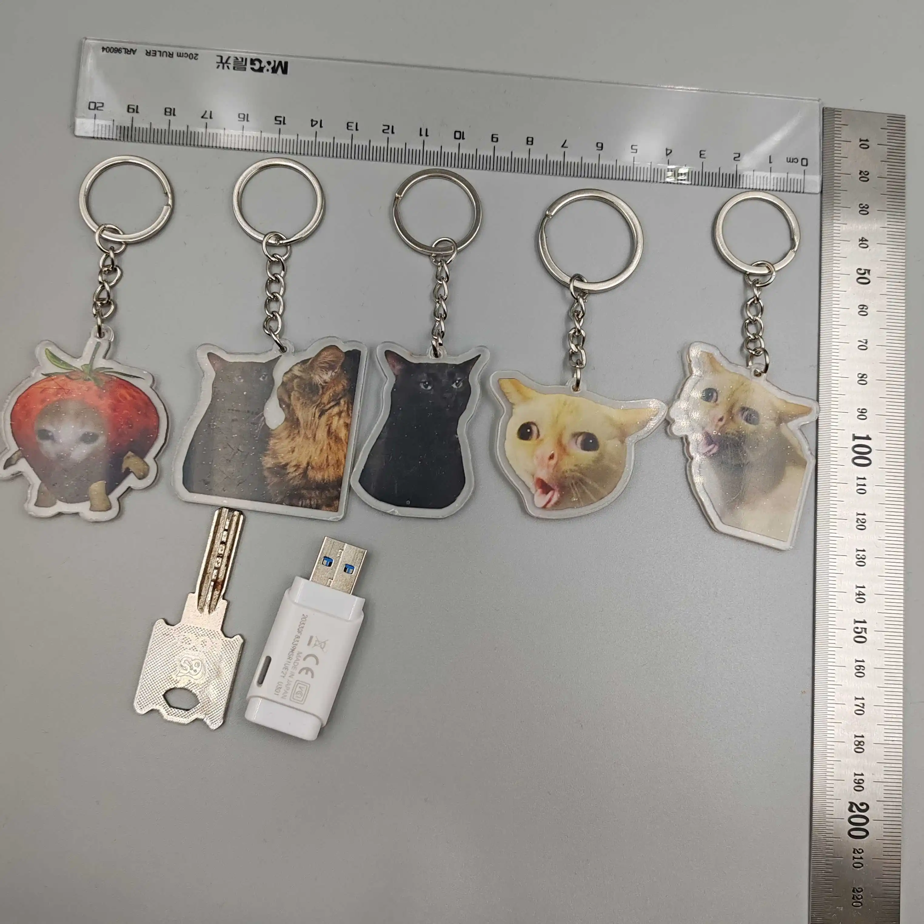 Top Trends: Cat Coughing Meme Viral Video Zoning Out Black Cat Meme Choking Meme Strawberry Cat Memes Key Chain Car Keyring Student Gift Shoppable Styles - Image 6