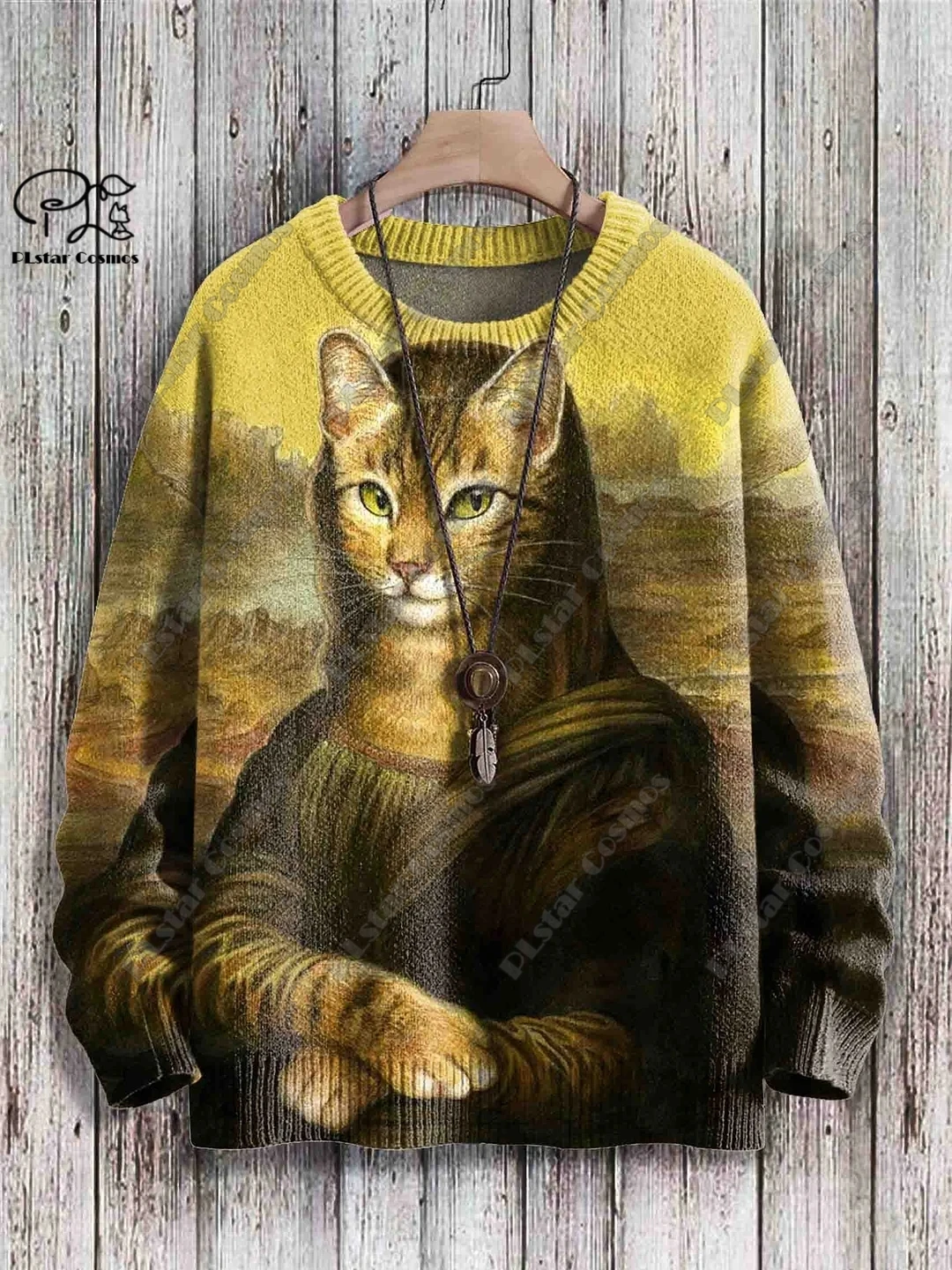 Top Trends: PLstar Cosmos New 3D Printed Animal Series Cat Pattern Ugly Sweater Street Fun Casual Winter Sweater M-6 Shoppable Styles