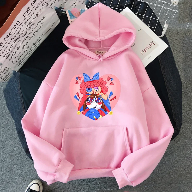 Top Trends: The Amazing Digital Circus Pomni Hoodie Fashion Women Harajuku Funny Kawaii Hoodies Unisex Casual Vintage Pullovers Sweatshirts Shoppable Styles - Image 6