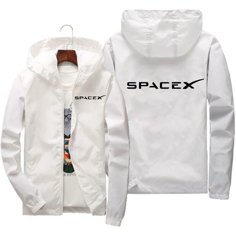 Top Trends: 2023 New Mens SpaceX Space X Logo Hoodies Printing Casual Spring And Autumn Protective Racing Suits Sport Zipper Jacket Coats Shoppable Styles