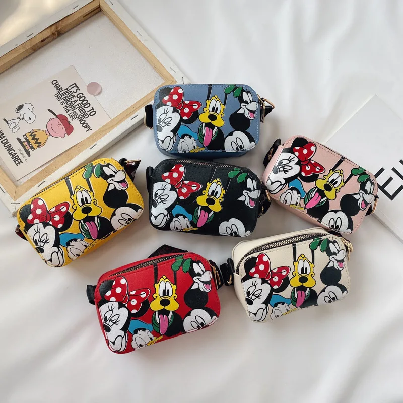 Top Trends: Women Crossbody Bags Disney Cartoon Shoulder Bag For Girls Kids Cute Mickey Mouse Fashion Printed Handbag Children's Gifts Shoppable Styles