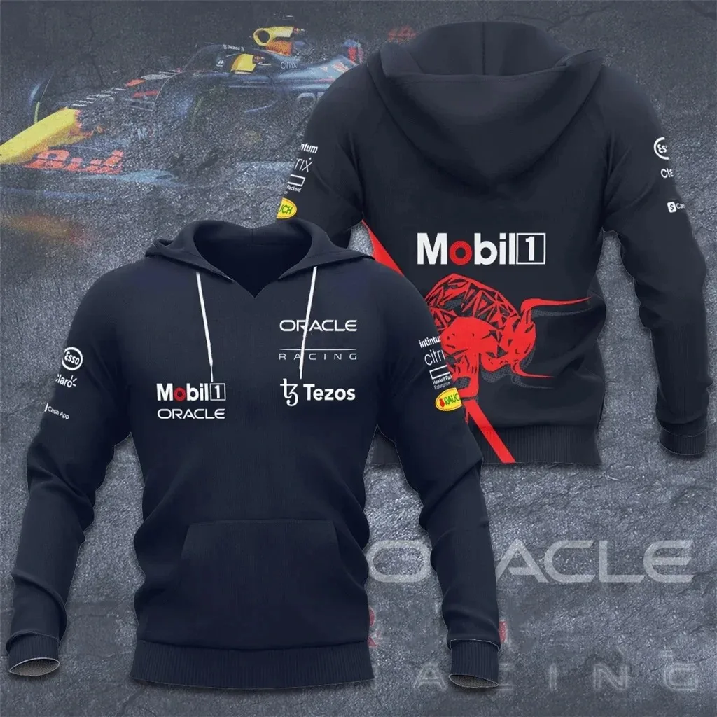 Top Trends: F1 Racing Team 3D Printed Hoodie For Men, Casual Bull Pullover, Zipper Sweater, Red Jacket, Children&#039;s Hot Sale, 2023 Shoppable Styles