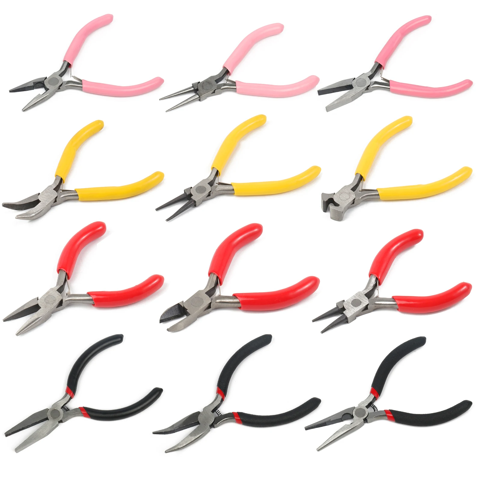 Top Trends: 32 Types Mini Pliers Diagonal Pliers Long Needle Nose Cutter Handcraft Beading Insulated Plier For DIY Small Jewelry Pliers Tool Shoppable Styles