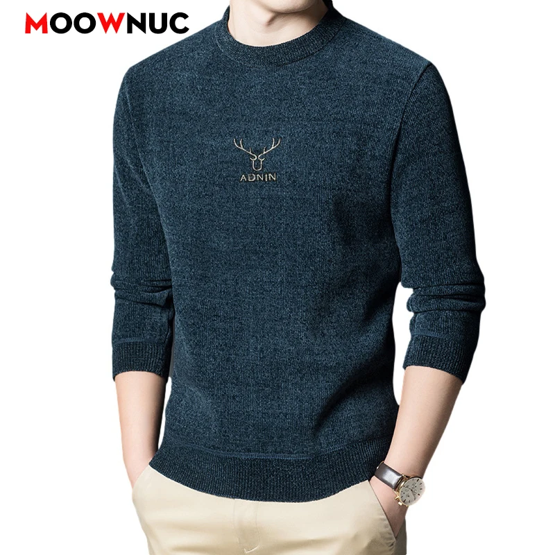 Top Trends: Men's Clothing Knit Pullovers Men's Sweat-shirt Autumn Fashion Sweater For Men Casual Hombre Warm Solid Spring Male Streetwear Shoppable Styles