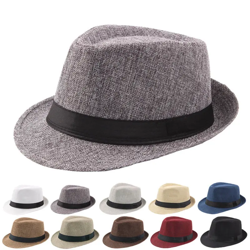 Top Trends: 2022 New Spring Summer Retro Men&#039;s Hats Fedoras Top Jazz Plaid Hat Adult Bowler Hats Classic Version Chapeau Hats Shoppable Styles