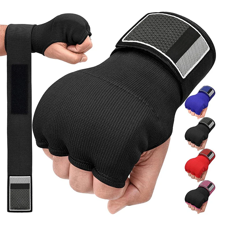 Top Trends: Boxing Hand Wrap Inner Gloves Half Finger Gel Boxing Glove For Muay Thai MMA Kickboxing Martial Arts Punching Speed Bag Training Shoppable Styles