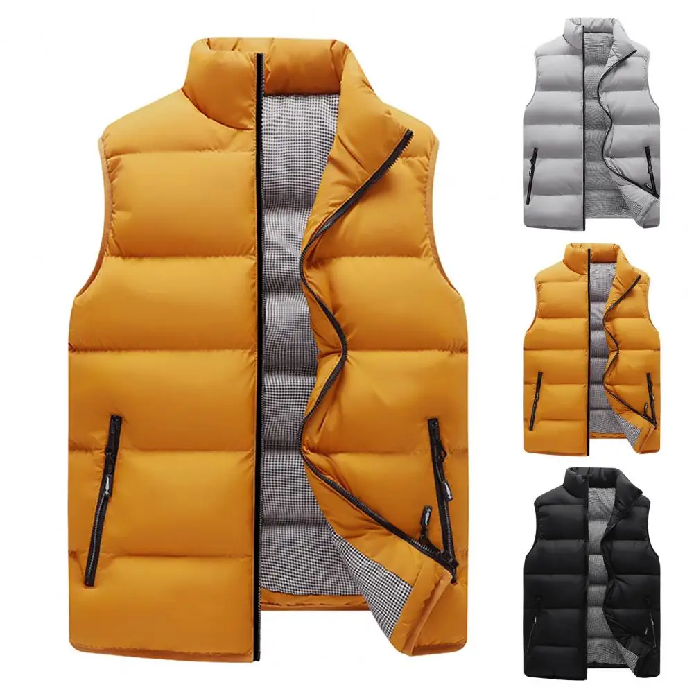 Top Trends: Vest Jacket Men Sleeveless Jacket Casual Waistcoat Autumn Men Casual Jacket Cotton Padded Vests Men Fashion Clothing Streetwear Shoppable Styles