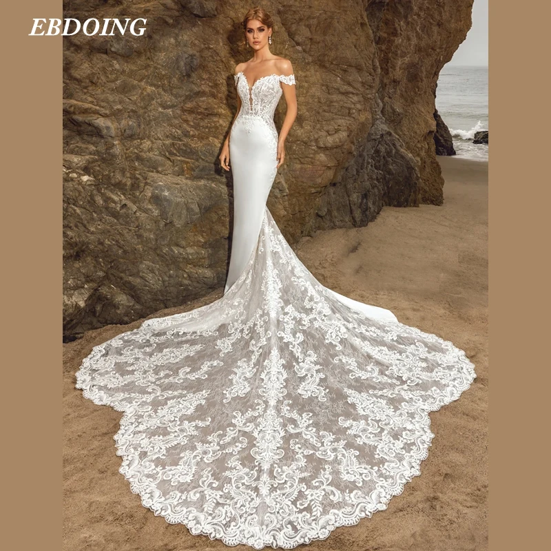 Top Trends: Newest Wedding Dress Mermaid Deep Sweetheart Neckline Elegant With Lace Apliques Custom Made Plus Sizes Vestidos De Novias Shoppable Styles