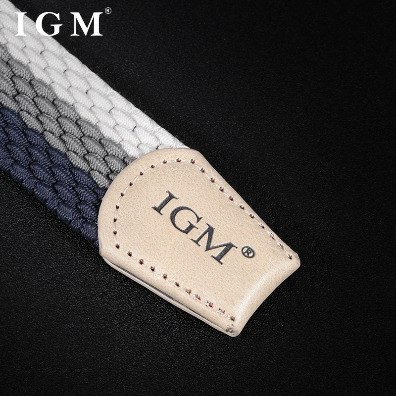 Top Trends: Trendy Men Belt Breathable Strong Elastic Canvas Woven Belt For Men And Women Without The Need For Perforated Belt Casual Belt Shoppable Styles - Image 4