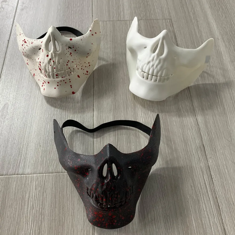 Top Trends: Skull Grim Reaper Mask Cosplay Soldiers Skeleton Military Tactical Masks Plastic Halloween Carnival Party Costume Props Shoppable Styles