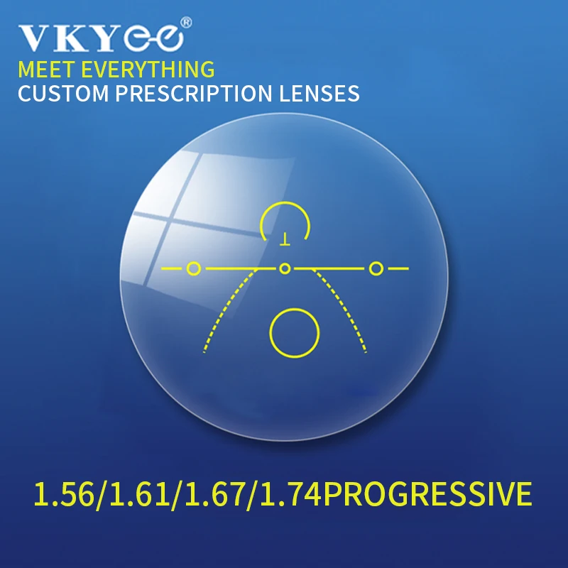 Top Trends: VKYEE CR39 Optical Lenses 1.56 / 1.61 / 1.67 / 1.74 Professional Customised Prescription Lenses Progressive Multifocals Shoppable Styles