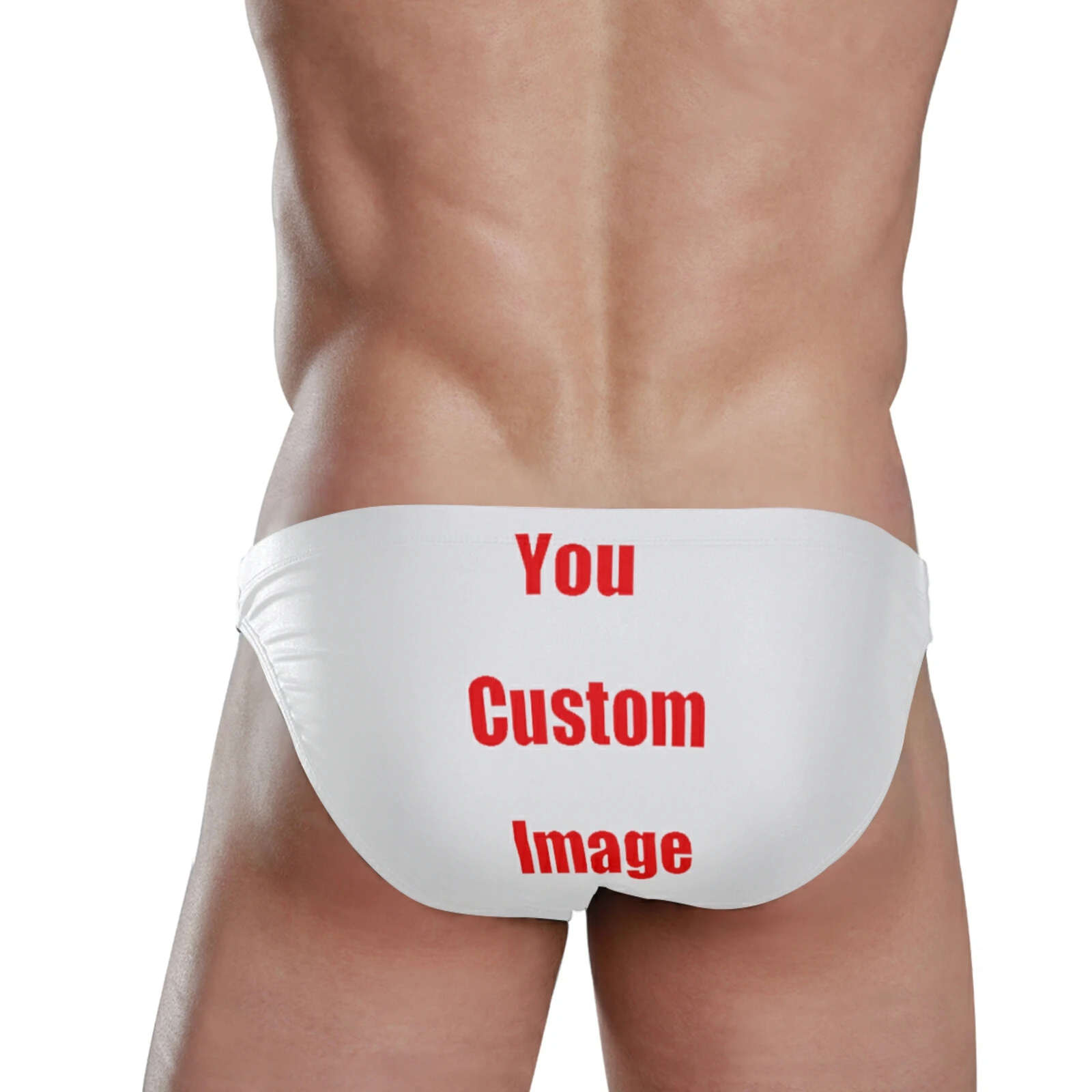 Top Trends: Custom Pattern Man's Brand Swimming Briefs Low Waist Swimwear Drop With Push-up Pad Sexy Shorts Trunks Boxers Summer Men's Swim Shoppable Styles - Image 4