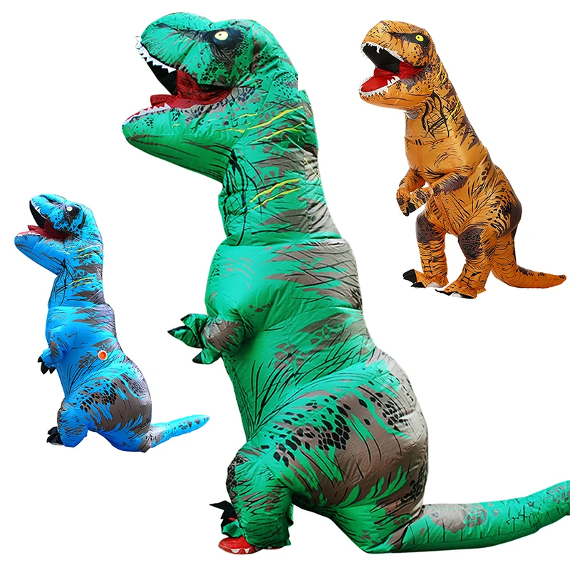 Top Trends: Halloween T-Rex Dinosaur Inflatable Costume Full Body Dinosaur Cosplay Adult Costumes Funny Party Props Christmas Costume Kids Shoppable Styles