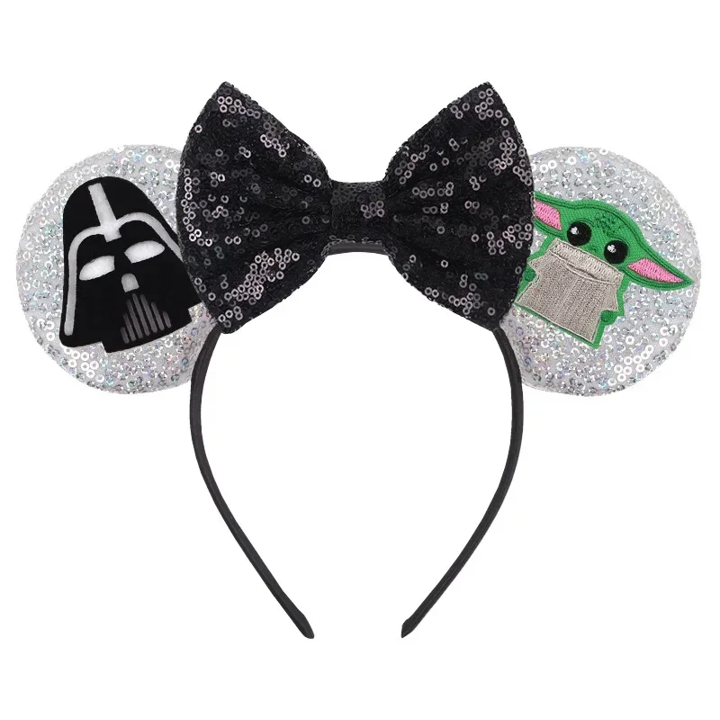 Top Trends: Mickey Mouse Ears Headbands For Baby Girls Star Wars Headband Disney Children Halloween Hair Accessories Adult Kid Hairband Gift Shoppable Styles - Image 4