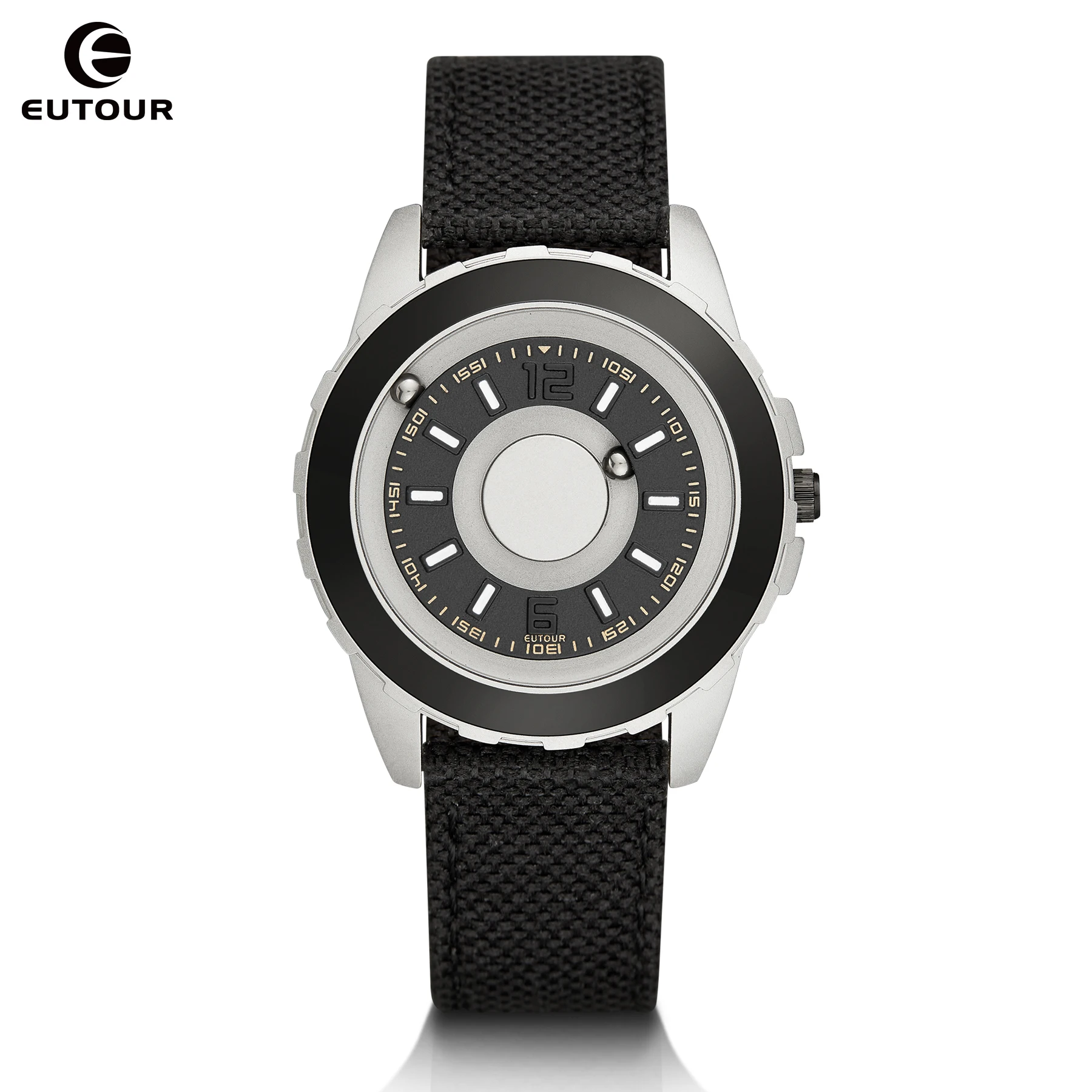 Top Trends: EUTOUR Original Magnetic Concept Quartz Sports Luxury Minimalist Waterproof Men&#039;s Watch With Fashionable Canvas Strap Shoppable Styles