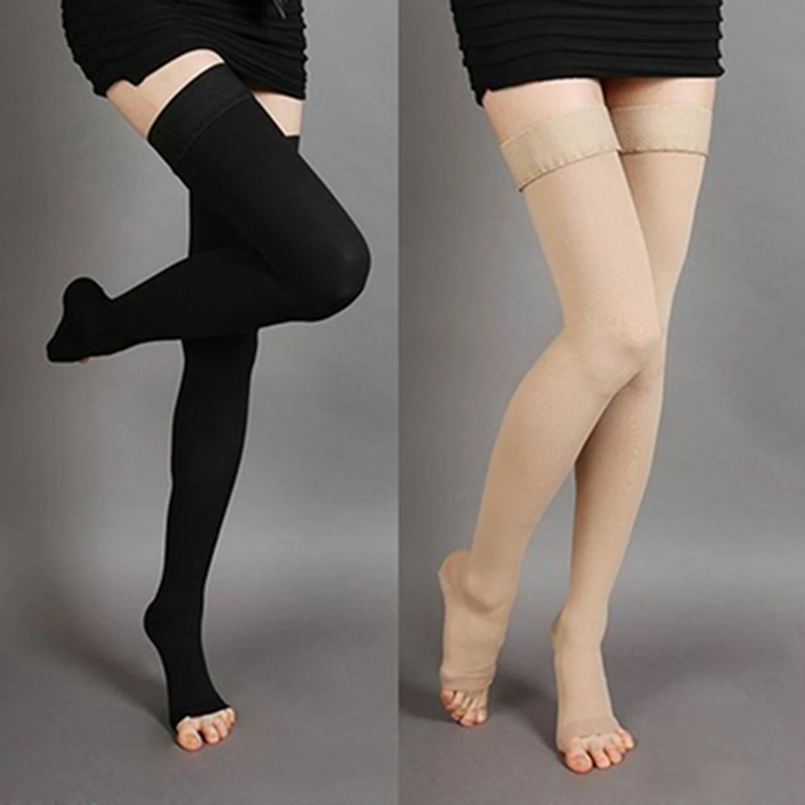 Top Trends: Unisex Knee-High Medical Compression Stockings Varicose Veins Open Toe Stockings Shoppable Styles