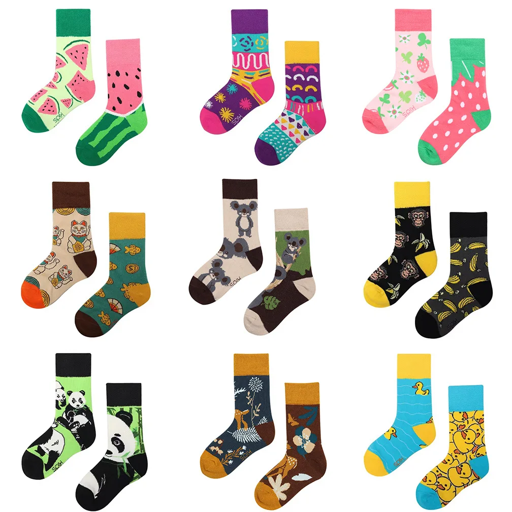 Top Trends: 3-8Year 1Pairs Children Socks Autumn Letters Street Sports Style Personality Kids Boy Girls Cartoon Kids Tube Socks Shoppable Styles