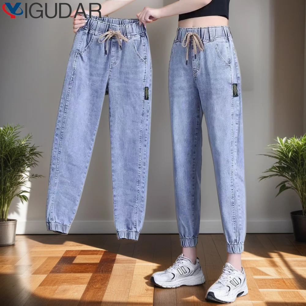 Top Trends: Harem Pants Women Vintage High Waist Jeans Women Boyfriends Women Jeans Ankle Length Mom Jeans Denim Pants Vaqueros Jeans Mujer Shoppable Styles