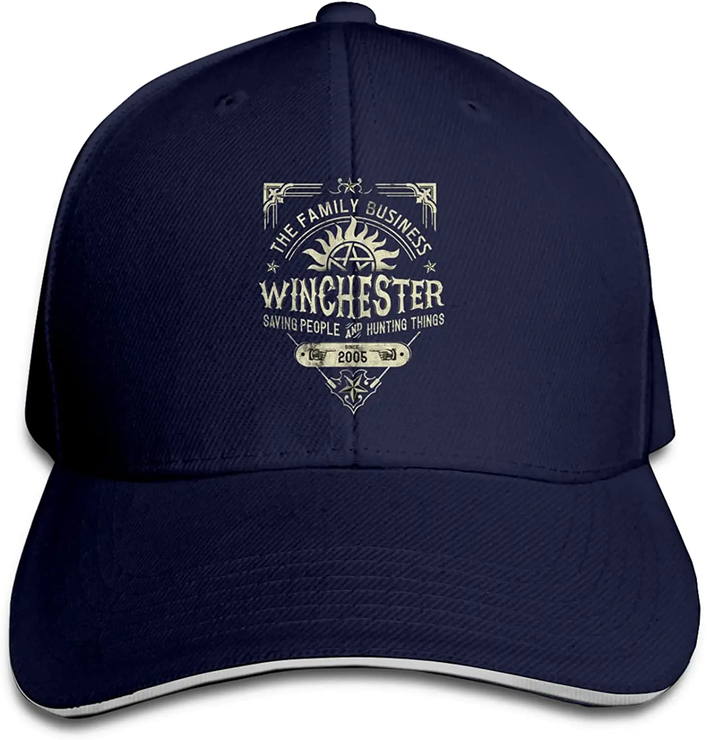 Top Trends: A Very Winchester Business Supernatural Baseball Hat Sandwich Cap Sun Hats Vintage Unisex Adjustable Of Washable Trucker Caps Shoppable Styles - Image 3