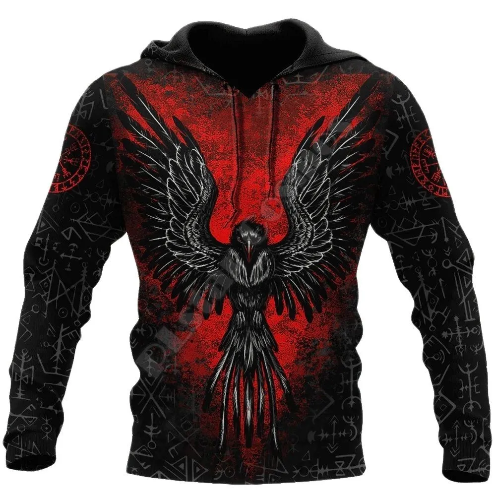 Top Trends: 2023 Fashion Nw Retro Men Hoodies Wolf And Dragon Tattoo 3D All Over Printed Mens Sweatshirt Unisex Vintage Long Sleeves Shoppable Styles