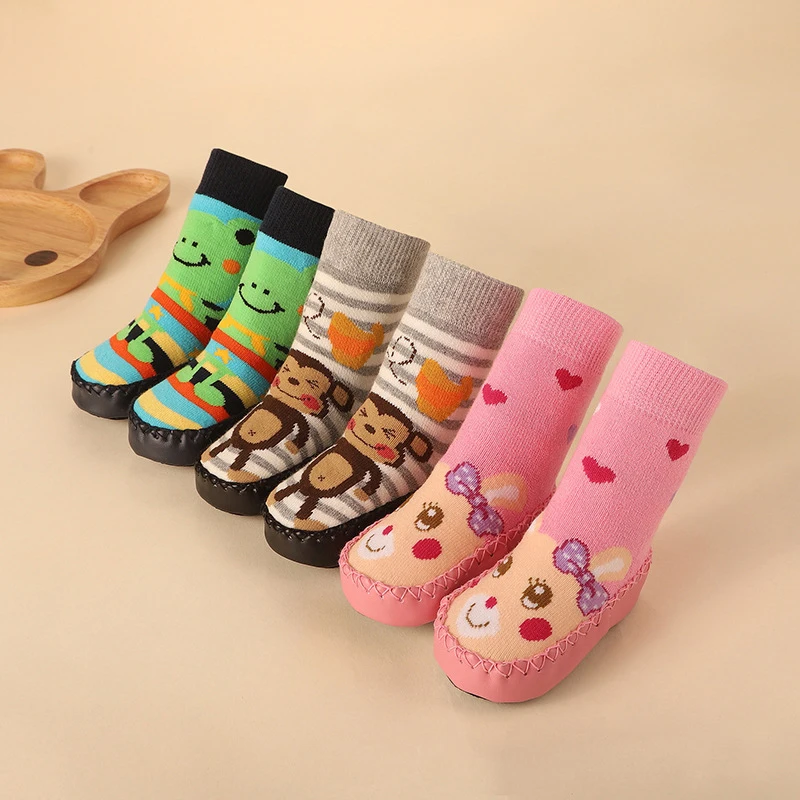 Top Trends: Baby Socks With Rubber Soles Infant Newborn Baby Girls Boys Children Floor Socks Shoes Anti Slip Soft Sole Sock For 0-32M Shoppable Styles