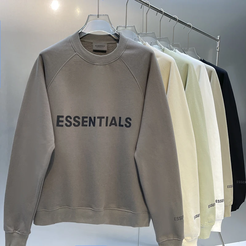 Top Trends: Fashion Brand Essentials Sweatshirt 100% Cotton Hoodies Autumn And Winter High Street Loose Hip Hop Men And Women Sweate Shoppable Styles