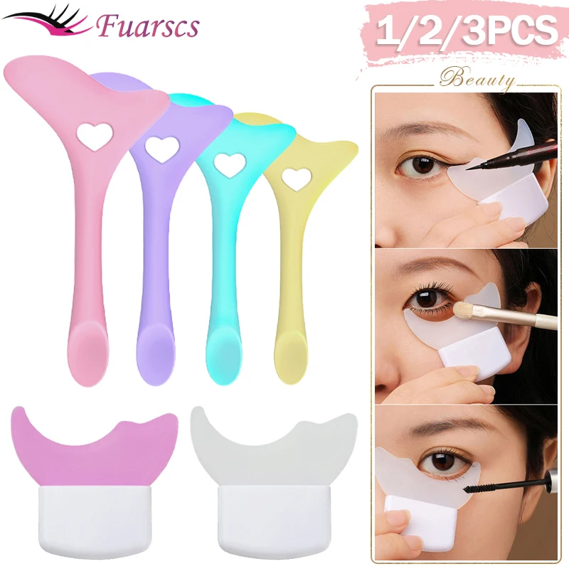 Top Trends: Silicone Eyeliner Stencils Wing Tips Marscara Drawing Lipstick Wearing Aid Face Cream Mask Applicator Makeup Tool Resusable Shoppable Styles