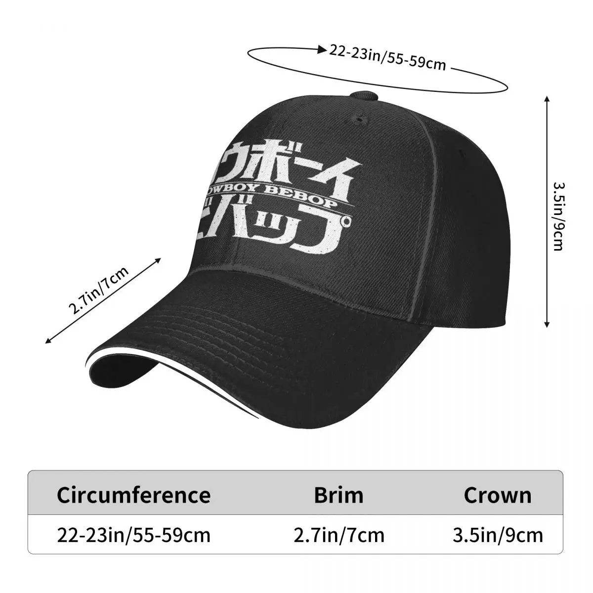 Top Trends: Japanese Anime Cowboy Bebop Fashion Baseball Caps Snapback Hats Outdoor Sports Caps Hip Hop Hats Trendy Solid Colors Shoppable Styles - Image 6