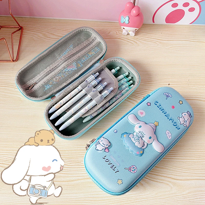 Top Trends: 3d EVA Material Animated Pen Bag Character Cinnamorolls Kuromis Cute Pencil Case Students Stationery Pen Bag Student Gift Shoppable Styles