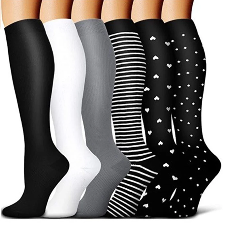 Top Trends: Compression Socks For Men Varicose Veins Print Women's Stockings Gift Basketball Outdoor Fitness Sports Socks Wholesale Shoppable Styles