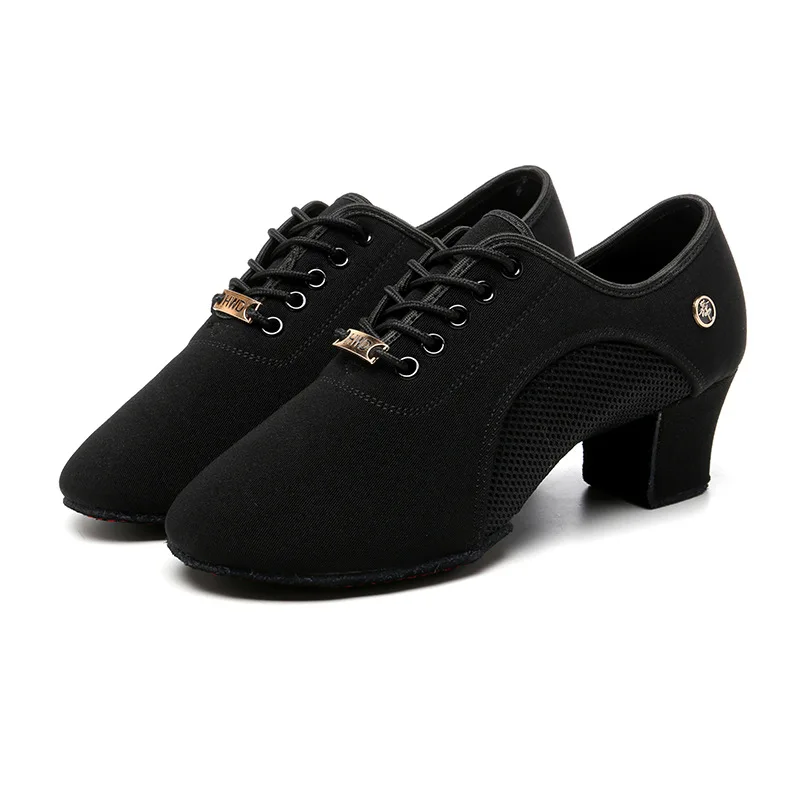 Top Trends: Female Adult Latin Dance Shoes Teacher Shoes Women Oxford Cloth Middle Heel Square Dance Shoes Sailor Dance Soft Social Sneakers Shoppable Styles - Image 4