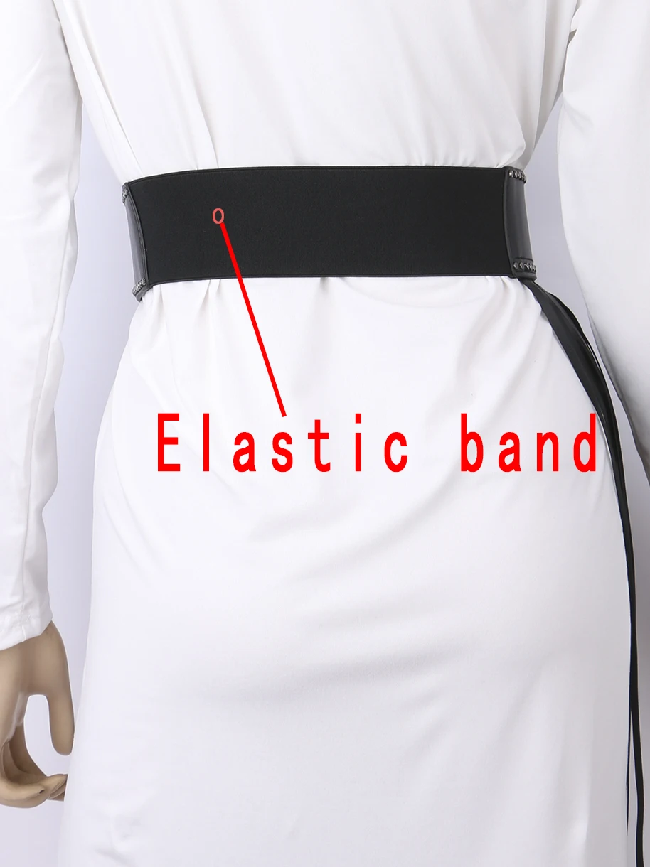 Top Trends: Women's Punk Tassel Dancing Belt Hemline Round Hanging Buckle Elastic Waist Decorate Waist Decorate Accessories For Ladies Shirt Shoppable Styles - Image 2