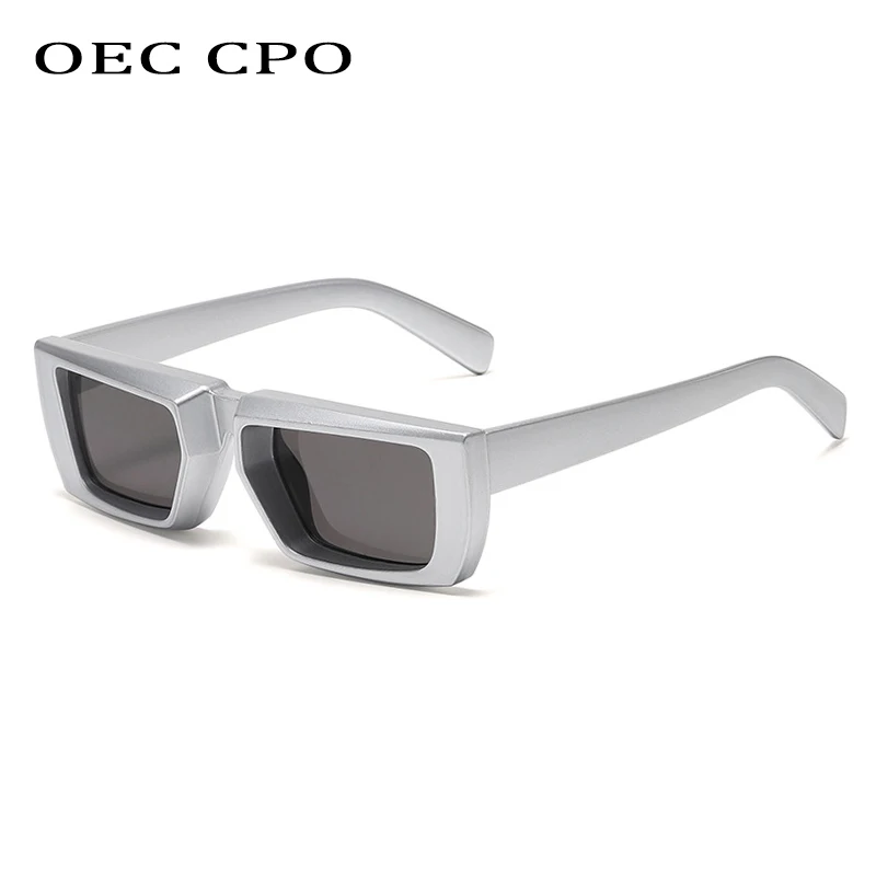 Top Trends: OEC CPO Vintage Rectangle Sunglasses Women Punk Small Frame Sun Glasses MenTrends Square Glasses UV400 Shades Fashion Eyewear Shoppable Styles - Image 4