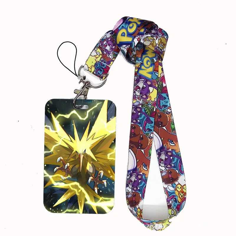 Top Trends: Pokemon Pikachu PVC Card Holder Student ID Card Lanyard Protective Case Gifts Boys And Girls Anime Peripherals Hanging Neck Bag Shoppable Styles - Image 2