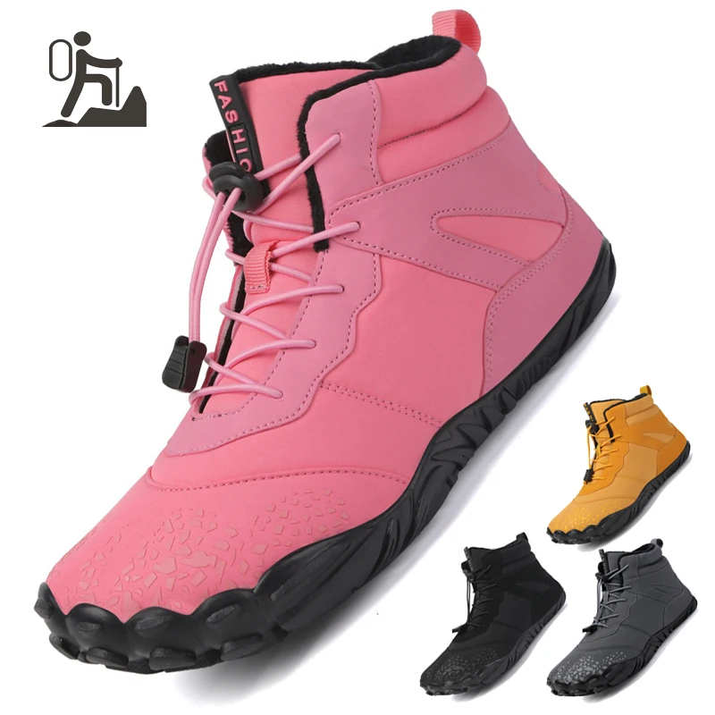 Top Trends: New Waterproof Hiking Ankle Boots Climbing Women Boots Winter Men Boots Outdoor Snow Shoes Men's Winter Boots Trekking Footwear Shoppable Styles